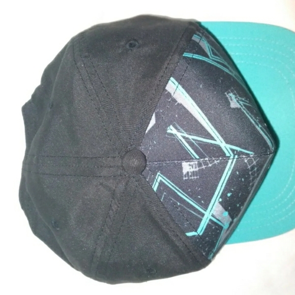 ESX Youth Adjustable Blue Teal Pro Gamer Snap Back Baseball Cap Hat - Picture 3 of 8